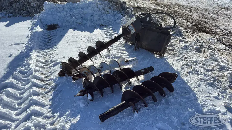 Bobcat 15C Skid Steer Augers-Post Driver