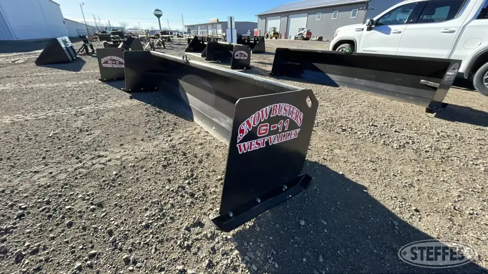 2023 Industrias America G-11 Skid Steer Snow Pushers and Snowblower