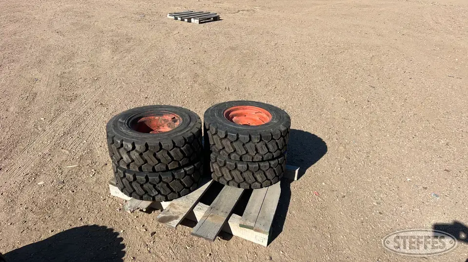 (4) Bobcat 23x8.50-12 tires Construction Equipment Tire