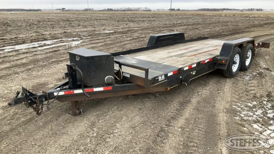 2006 B&B HST10EGN Flatbed Trailer