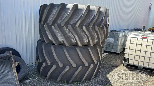 (2) Goodyear R-1W LSW 1100/45R46 tires