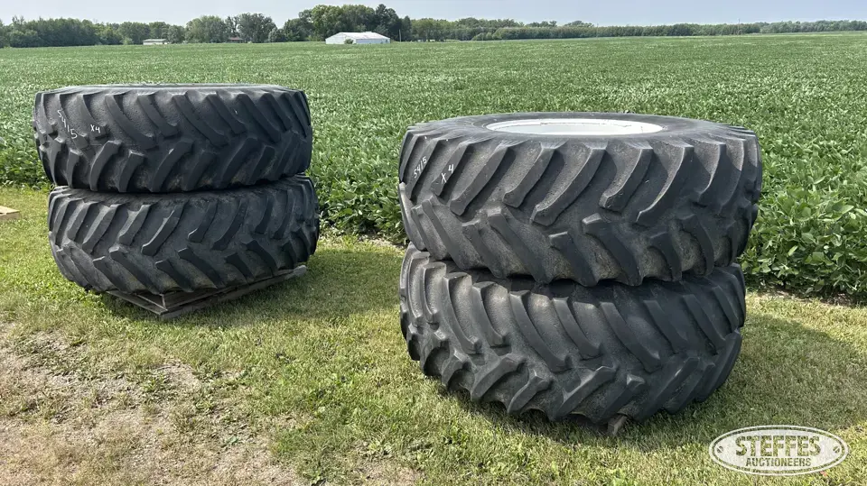 (4) Titan 24.5x32 tires Tractor-Implement Tire