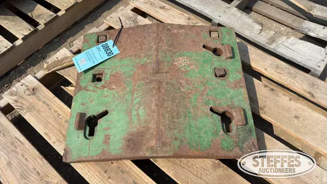 John Deere double stack starter weight