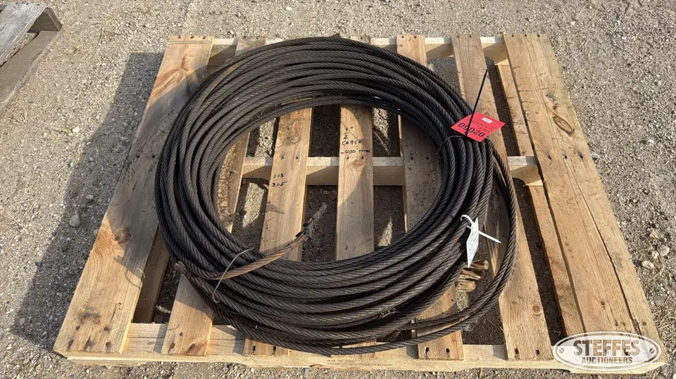 (2) 1/2" steel cables Construction Support Item