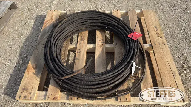 (2) 1/2" steel cables