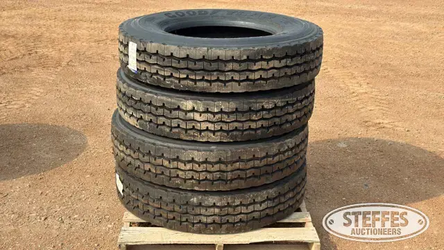 (4) 11R24.5 tires
