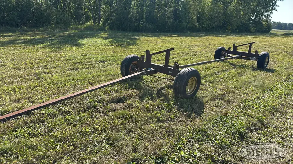 Shop-built header trailer