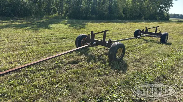 Shop-built header trailer