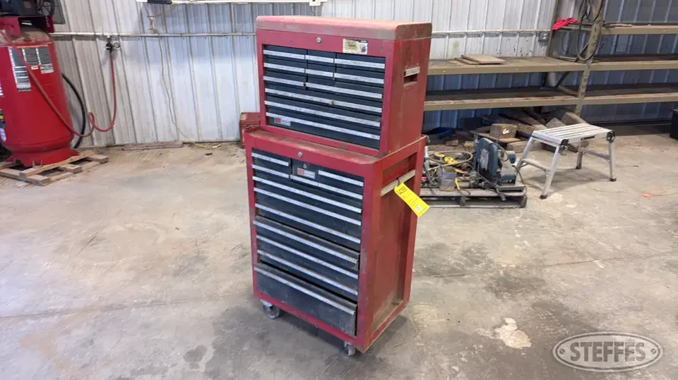 Craftsman toolbox w/contents Storage and Bench