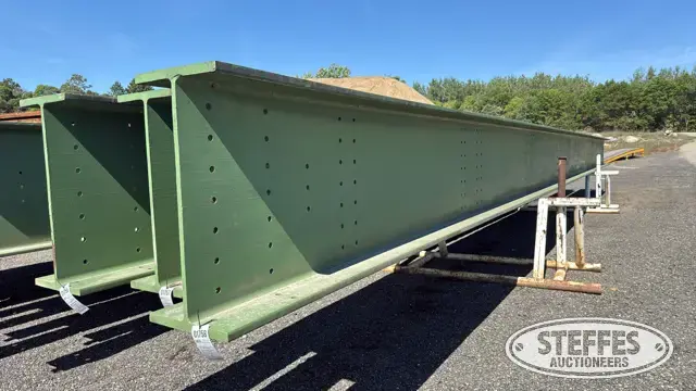(1) Temporary bridge support beam