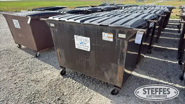 (5) 2 yd. dumpsters