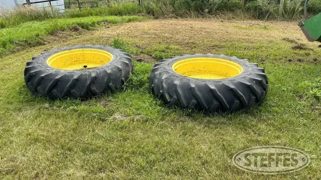(2) Goodyear 18.4-38 tires