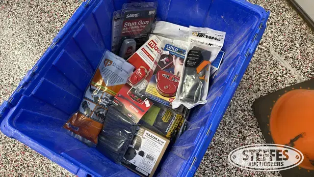 Assorted gun safety supplies