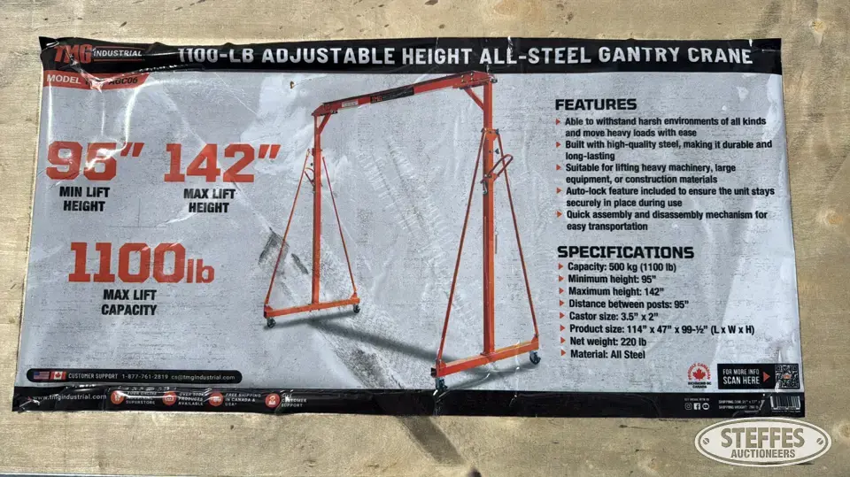 2026 TMG AGC06 Shop Equipment-Other