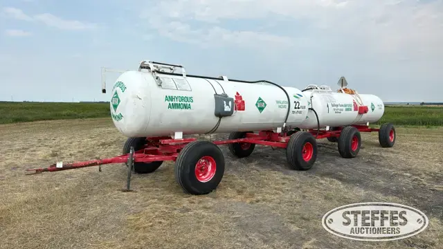 1994 & 1995 Trinity Industries Inc. 1,415 gal. NH3 tanks