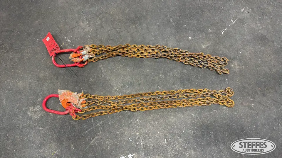 (2) Chain slings Farm Support Item