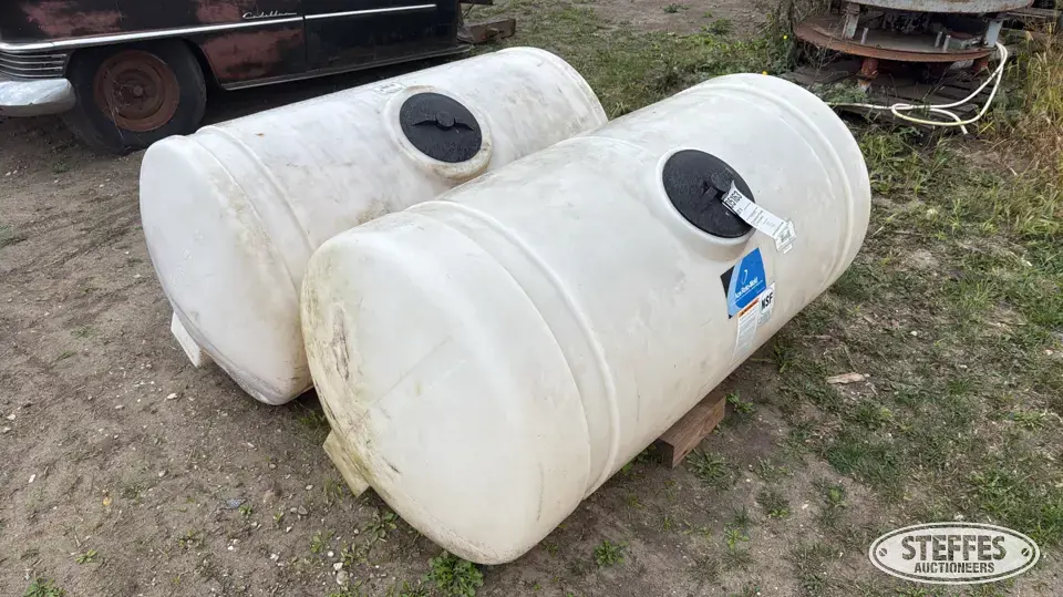 (2) Ace-Roto Mold poly tanks