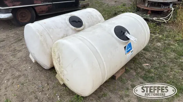 (2) Ace-Roto Mold poly tanks