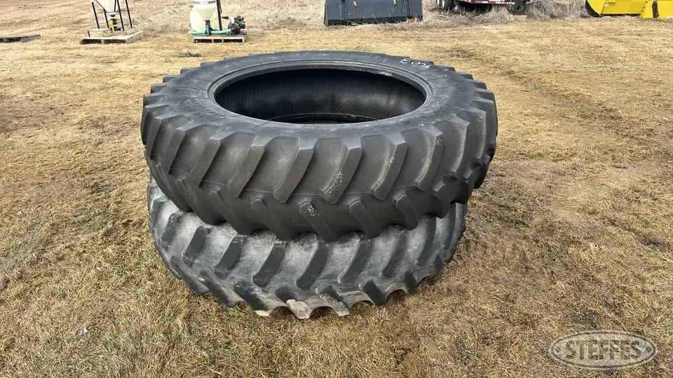 (2) Firestone Radial All Traction 23 480/80R46 tires Tractor-Implement Tire