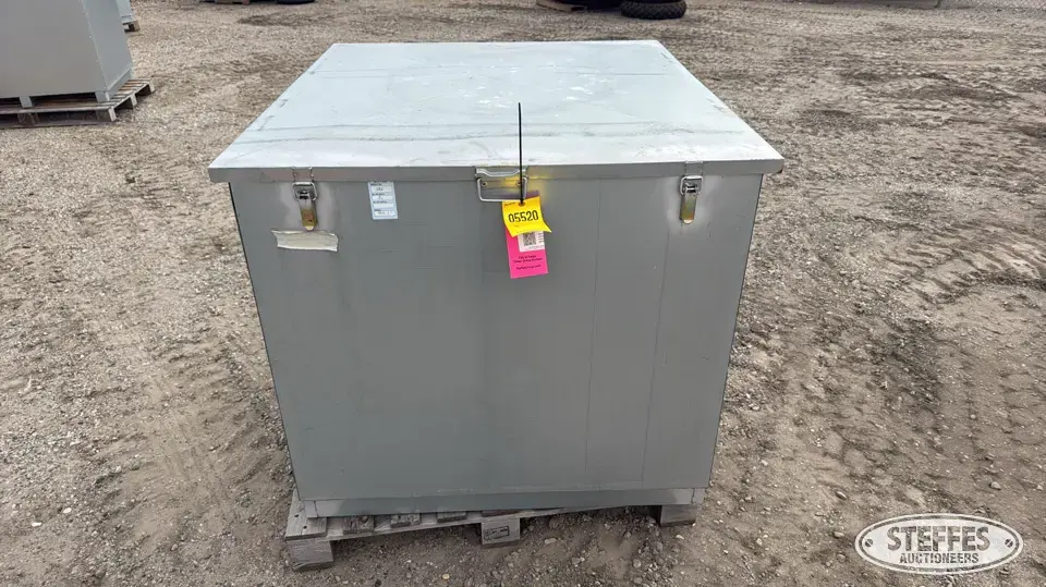 Steel lock box Storage and Bench