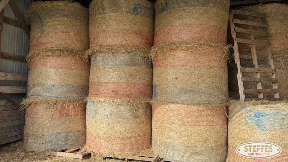 (32 Bales) 4x5 round Forage