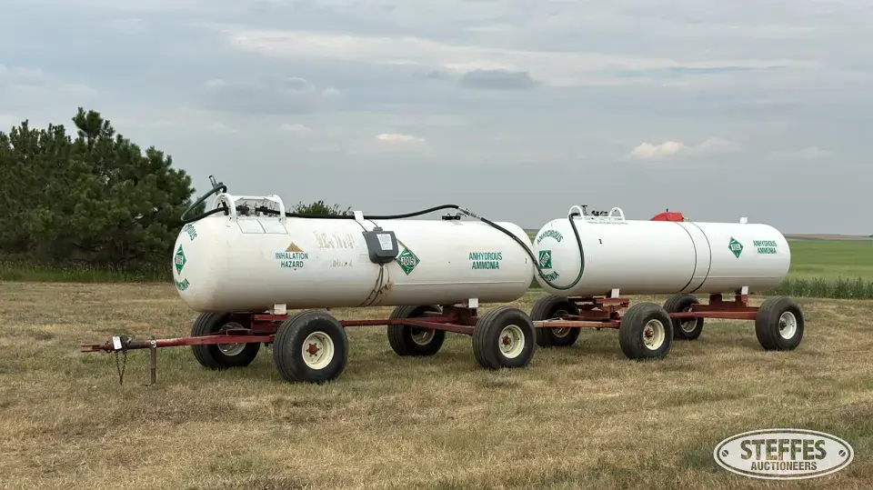 1997 Trinity & 1995 Chemi-Trol 1,450 gal. NH3 tanks NH3 Trailers-Tank