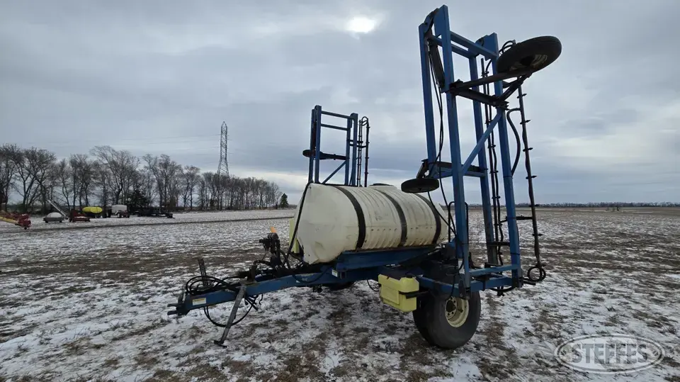 Shop-built pull-type sprayer