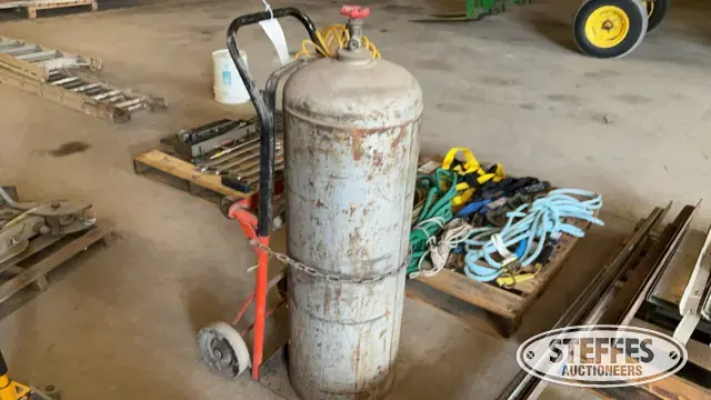 Shop-built portable air tank