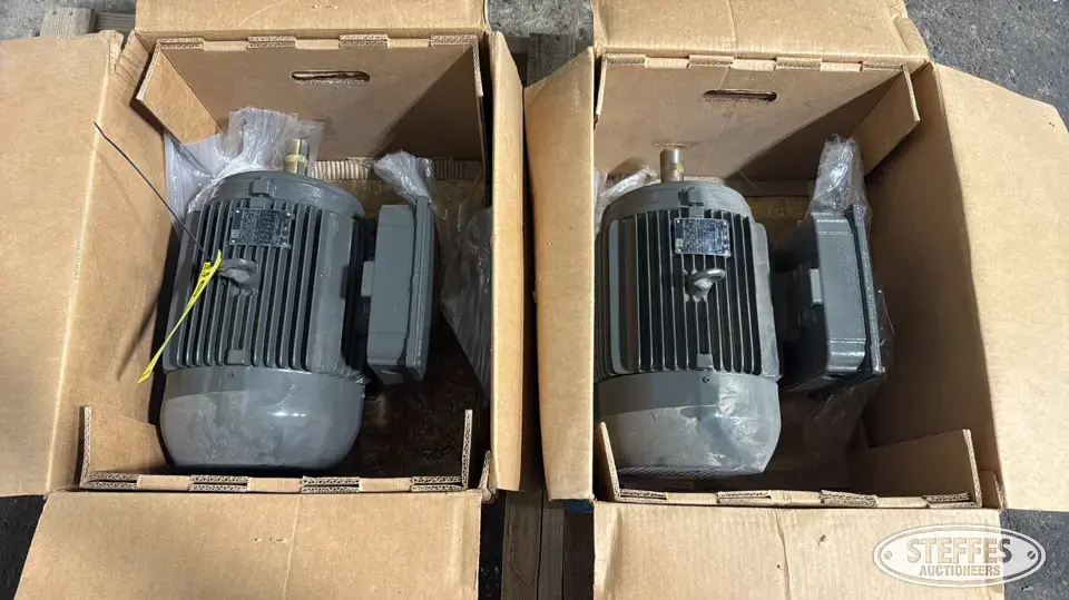 (2) WEG electric motors Farm Support Item