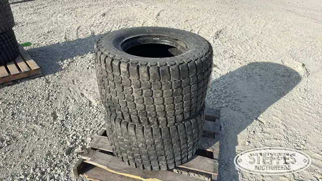 (2) Galaxy 33x15.50-16.5 air seeder tires