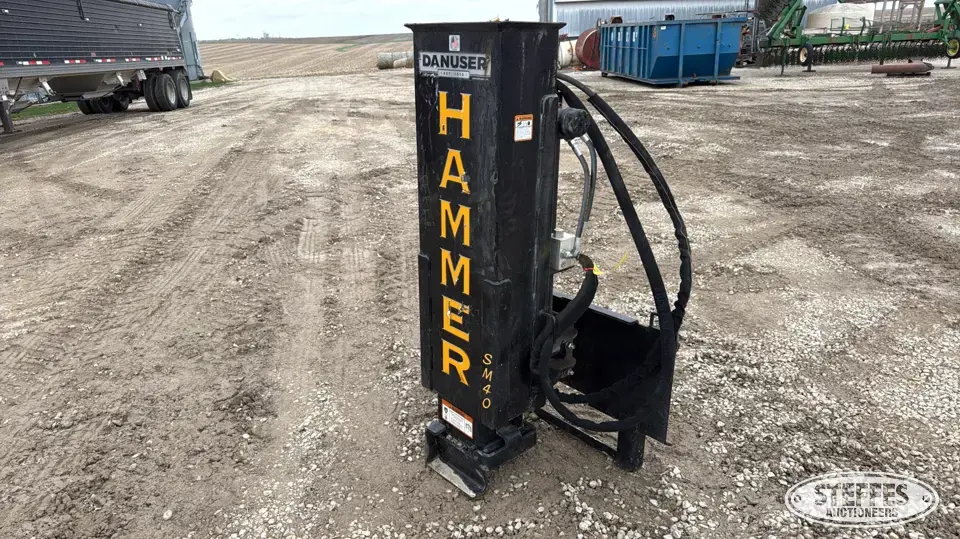 Danuser SM40 Skid Steer Breakers-Drop Hammers-Jack Hammers-Grinder