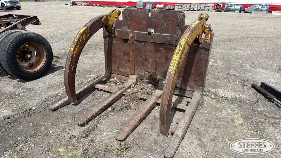 Wheel loader grapple Loader Attachment
