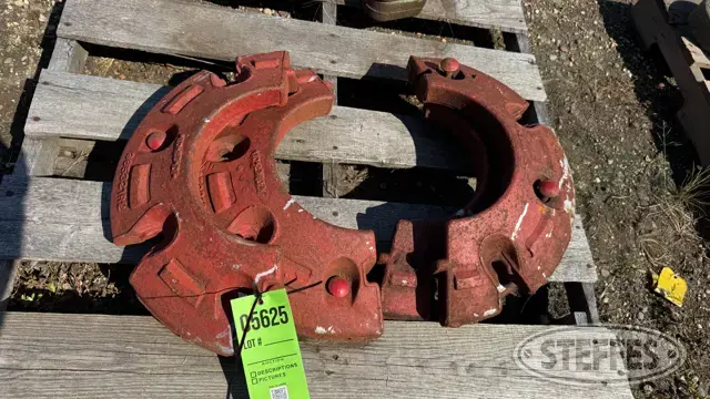 (2) International split wheel weights