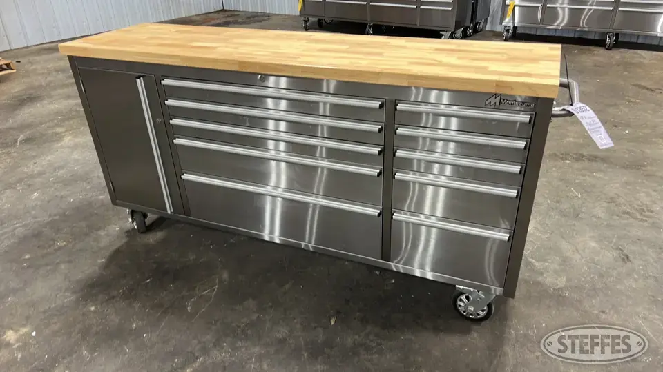 Montezuma rolling tool box Storage and Bench
