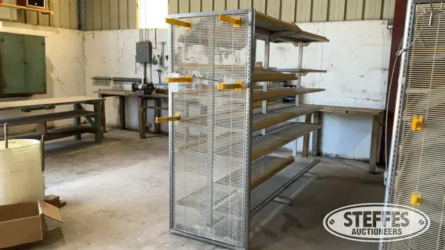Metal shelving