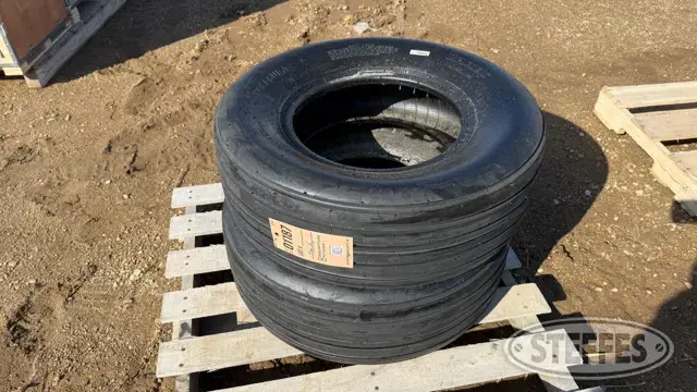 (2) Treadura 11L-15 implement tires