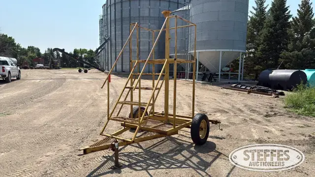 Laser tower trailer