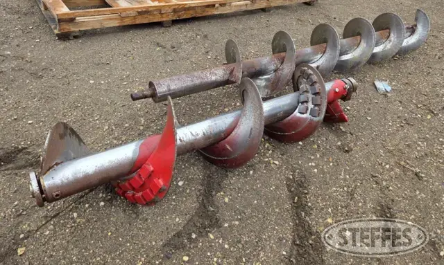 Grain cart augers
