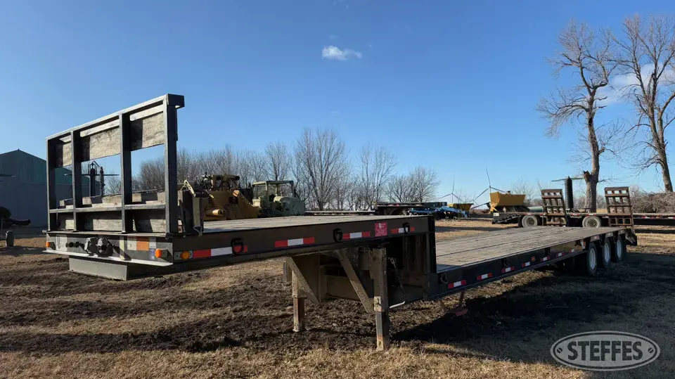 2021 Neville Built Step Deck Trailer