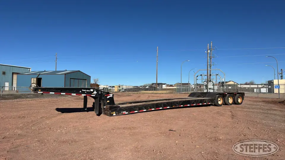 2008 Trail King TK110-HDG-533 Lowboy Trailer