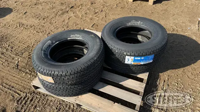 (4) Durun ST225/75R15 trailer tires