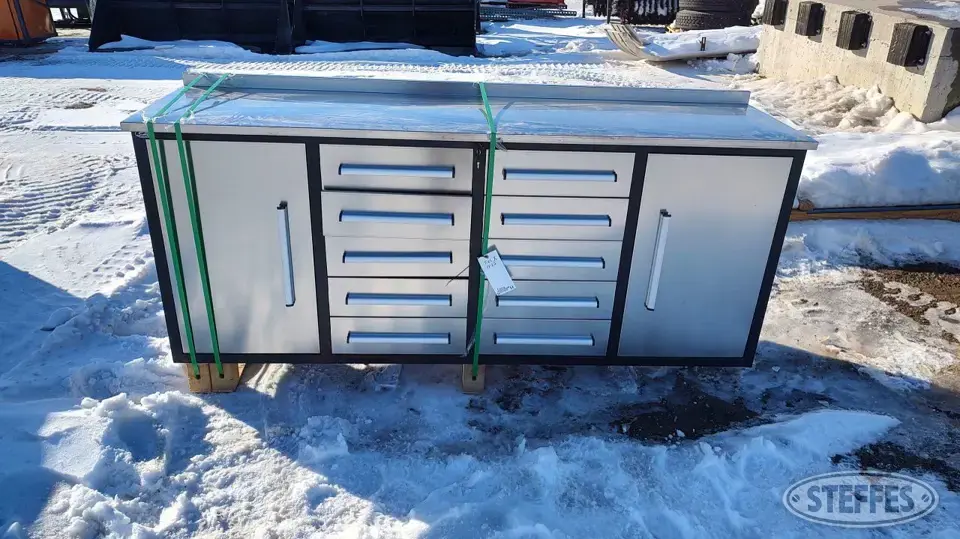 Steelman 7FT-10D-01B Storage and Bench