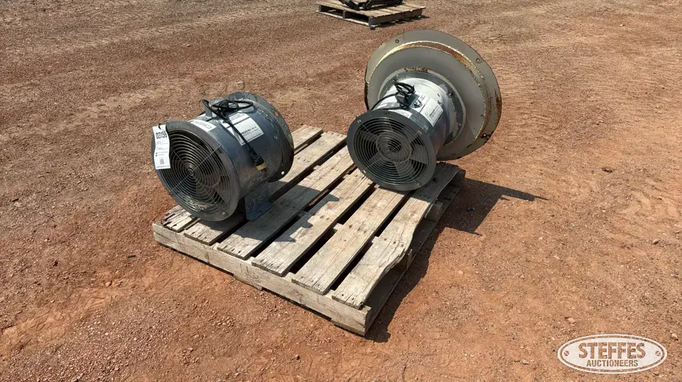 (2) Spread-All 14100 aeration fans