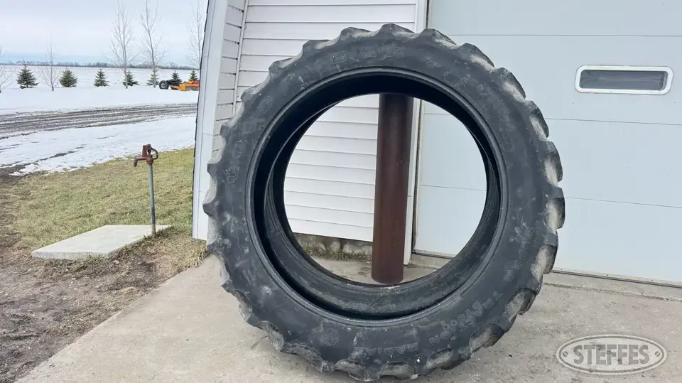 (2) Goodyear DT800 380/90R54 tires Tractor-Implement Tire