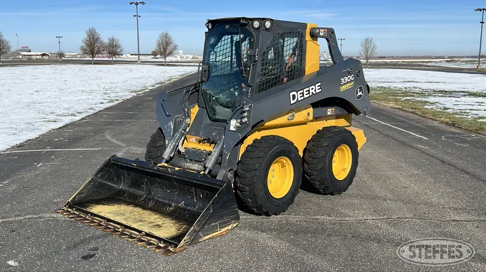 2019 John Deere 330G Wheeled Skid Steer