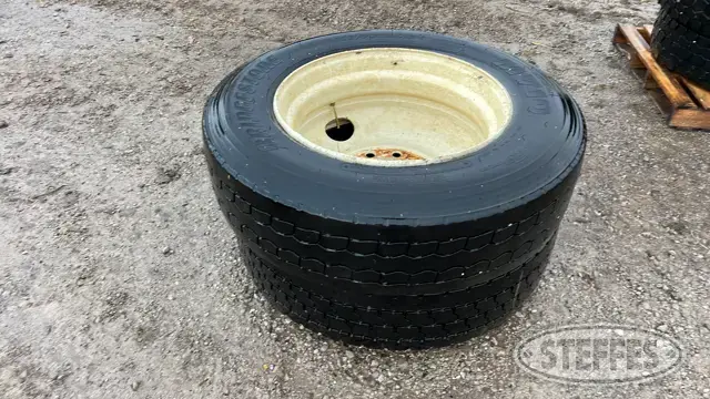 (2) Bridgestone 285/75R24.5 tires
