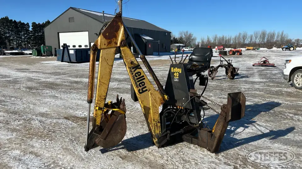 Kelley 40 Loader Backhoe Attachment