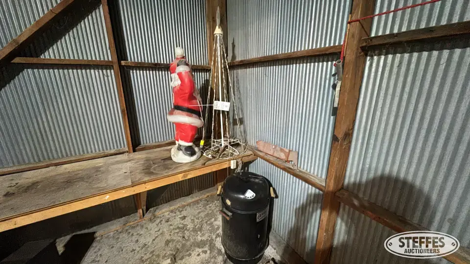 Grill and Christmas decorations Personal Property
