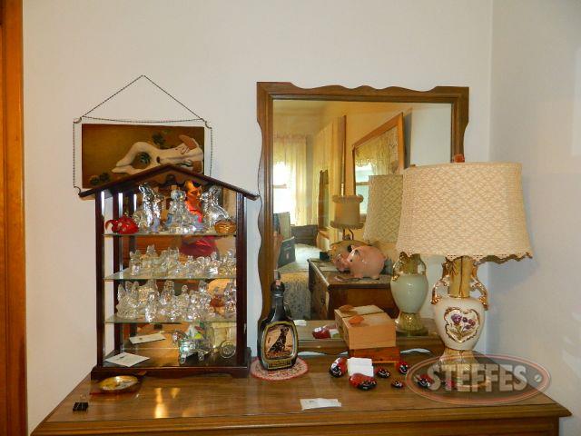 Lamp--shelf--glass-figurines-(some-Princess-House)-assorted-decor-and-wall-hangers-(See-photos-for-details)_1.jpg