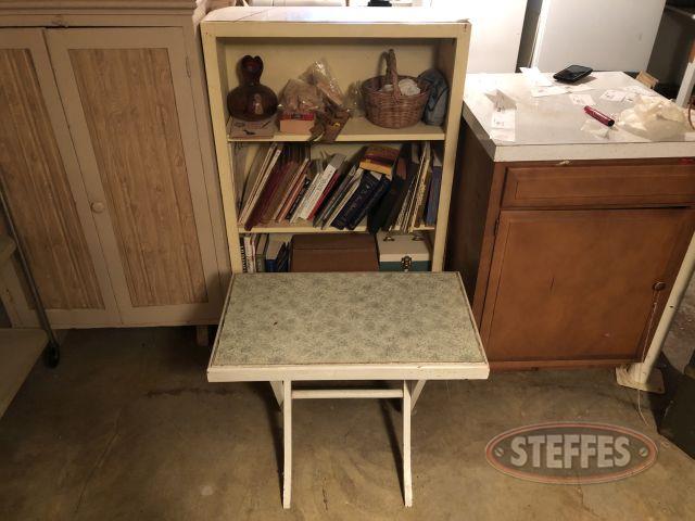 Bookshelf--books--and-end-table-(see-photos-for-details)_1.jpg